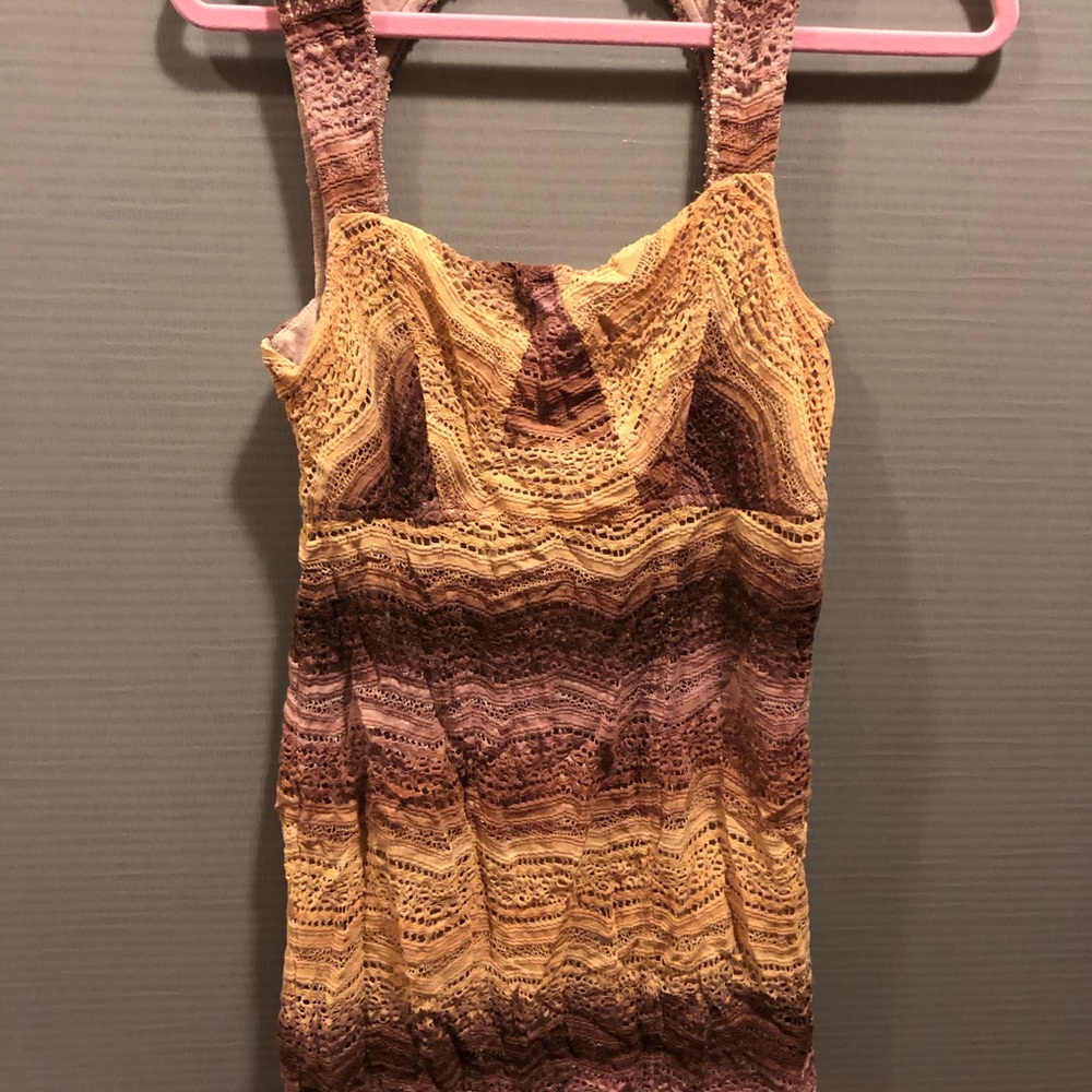 Free People Sunset Crochet Dress